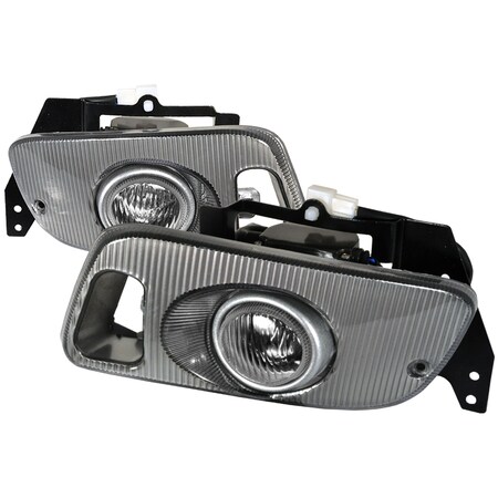 Spec-D Tuning 92-95 Honda Civic 2 Door Oem Fog Lights Clear LF-CV923OEM